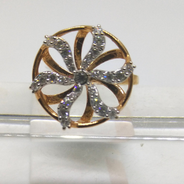 18K Designer wedding special rose gold ring by 
