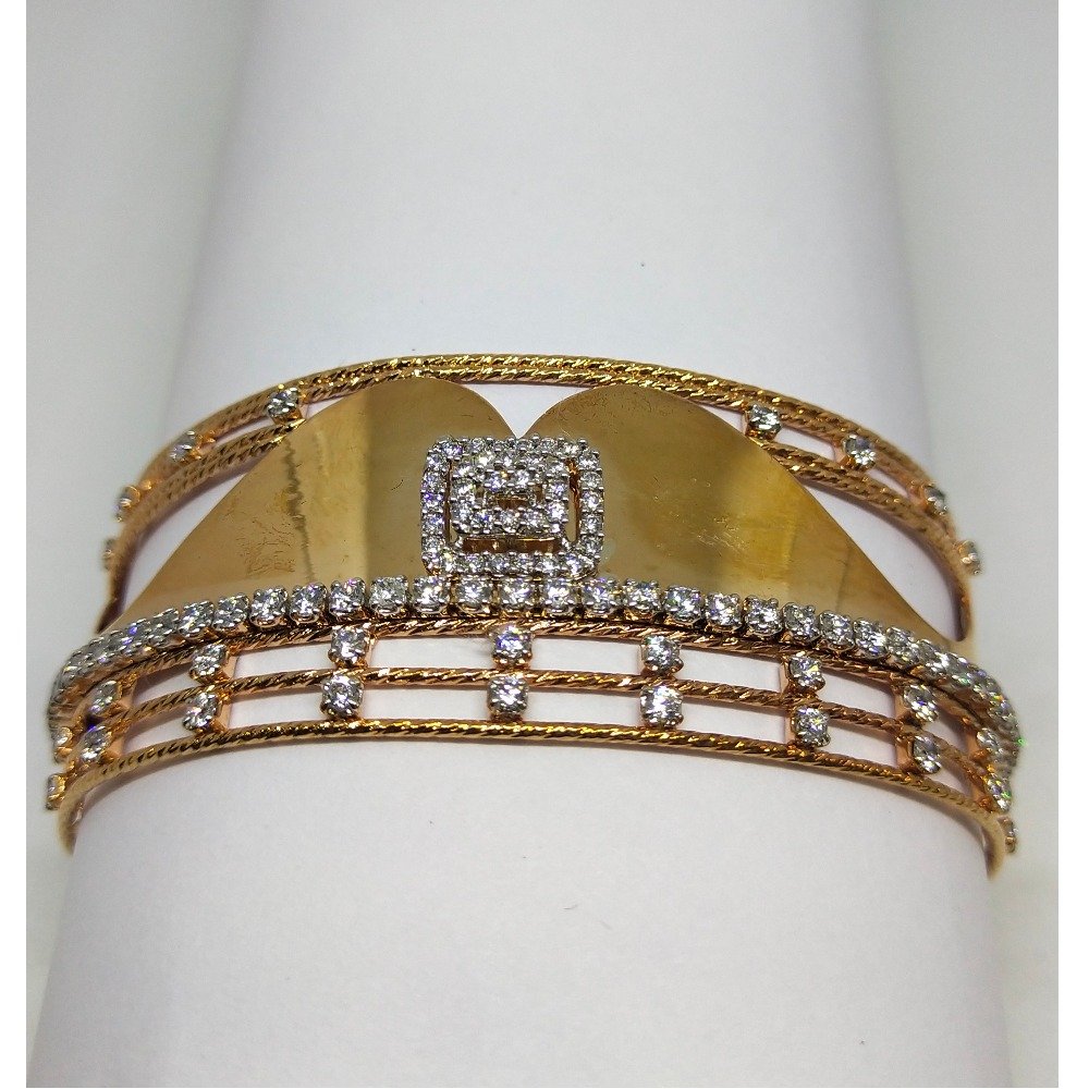 18K rose gold wedding special diamond bracelet