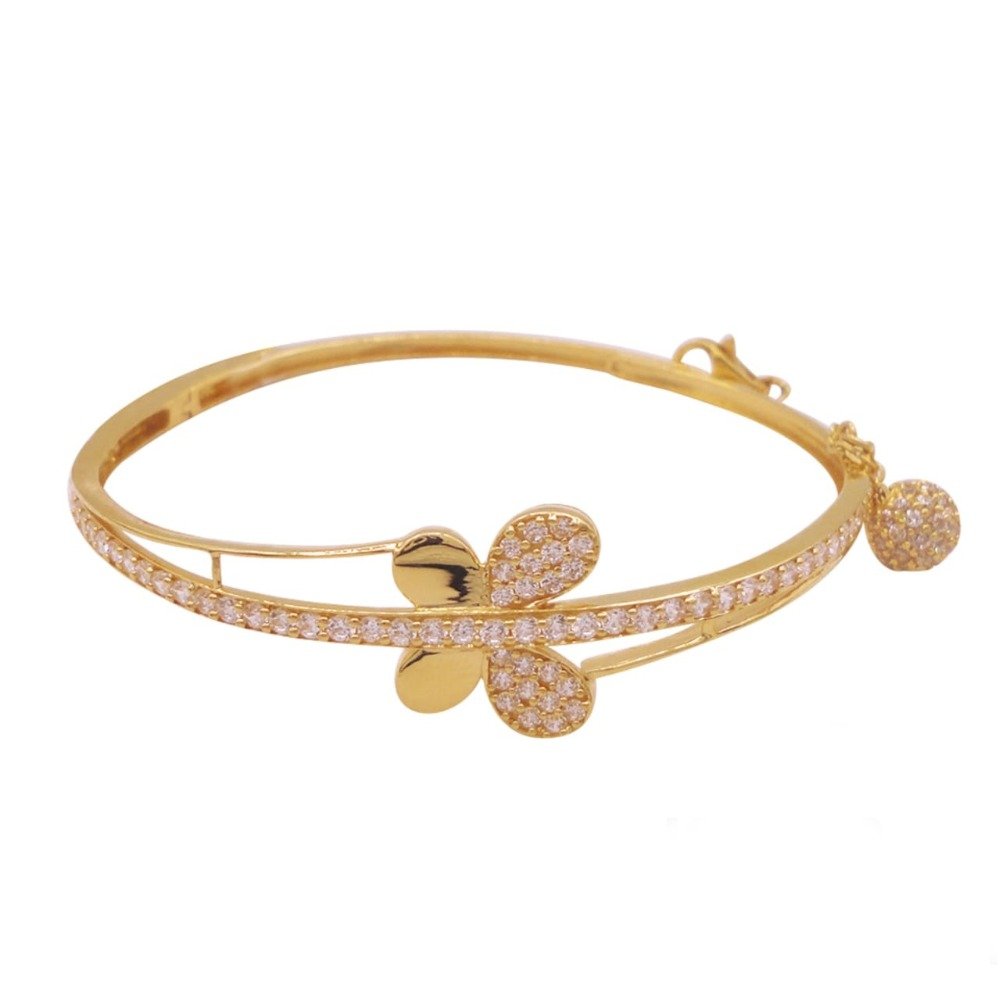 Buy quality 916 Gold Heart Design Fancy Ladies Bracelet in Ahmedabad
