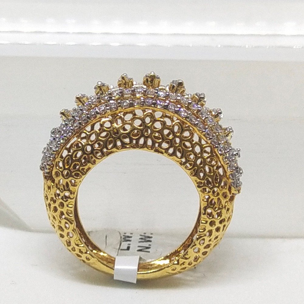 Gold Sparkling Love Diamond Ring – GIVA Jewellery